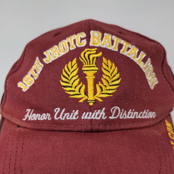 16th JROTC Battalion Gear for Sports Red Slideback Adjustable Falcon Vilseck - Picture 3 of 12